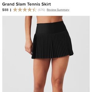 Alo Grand Slam Tennis skirt